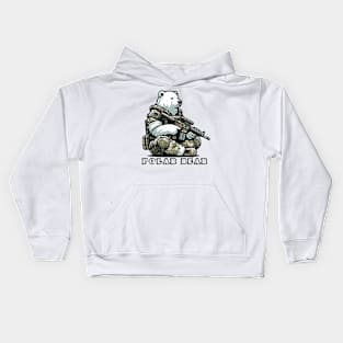 Tactical Polar Bear Kids Hoodie